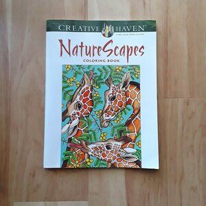 NatureScapes coloring book and Staedtler 24 pc coloring pencils